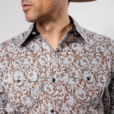Camisa Cactus Est Amibas Café 128